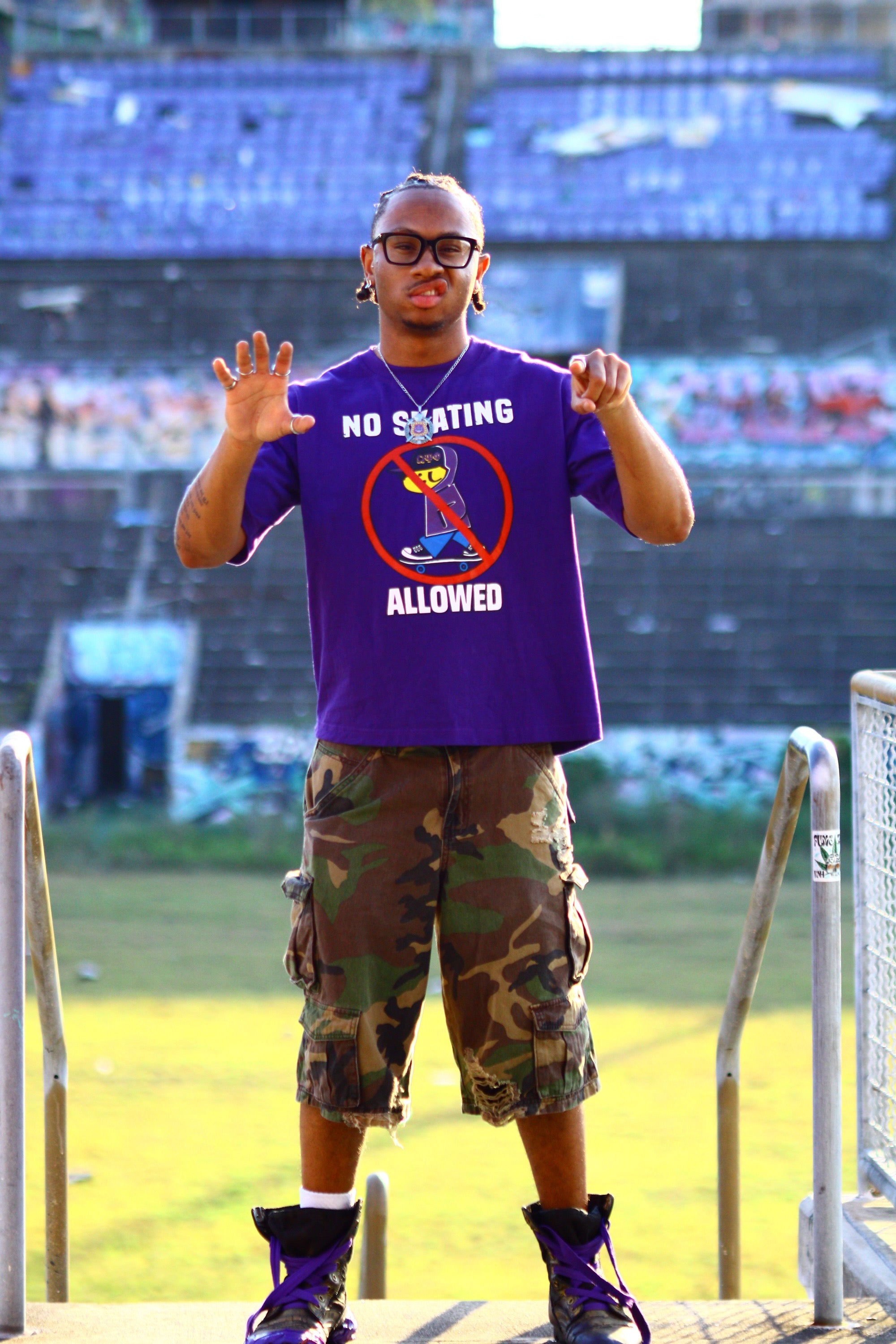 No Skating Tee
