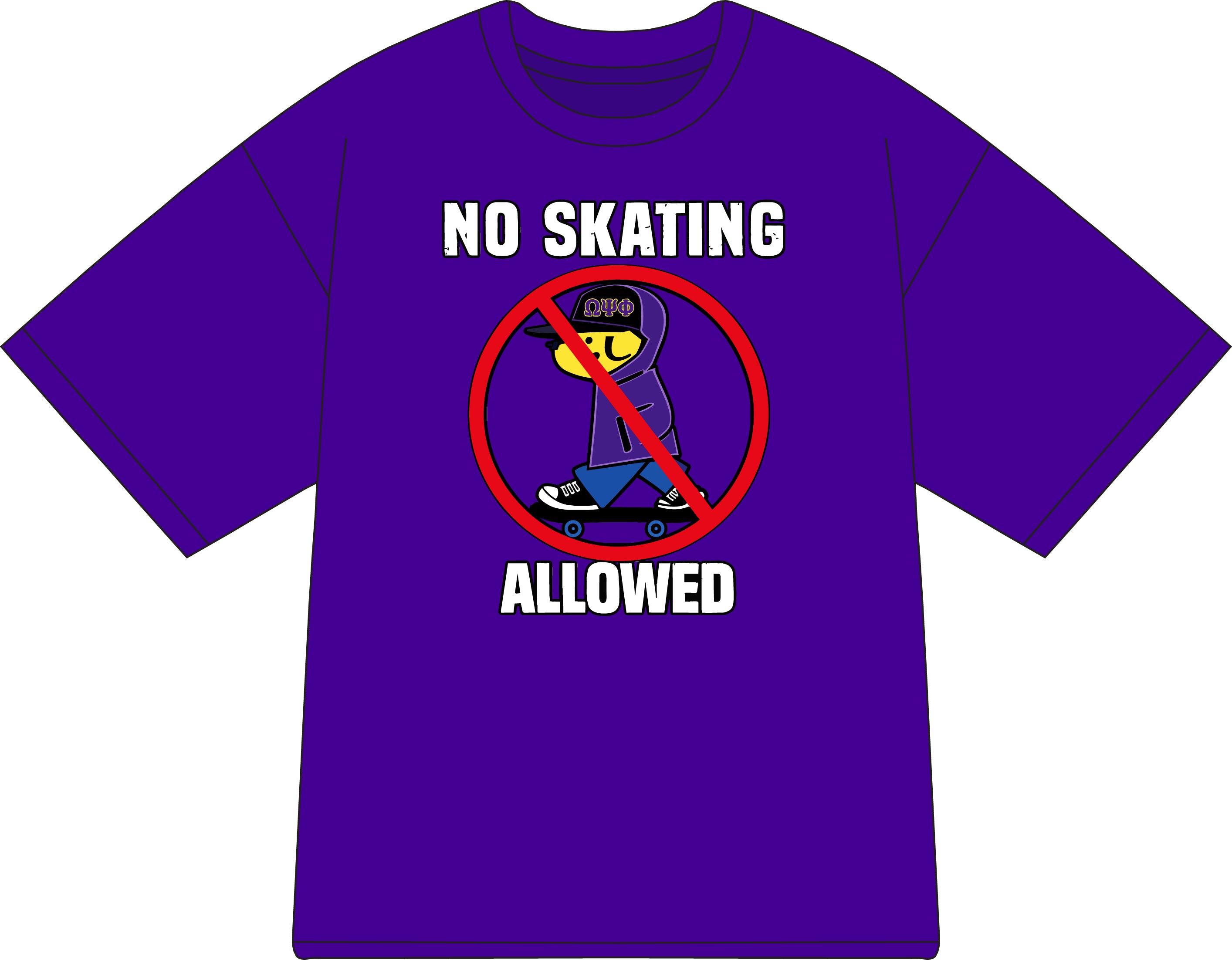 No Skating Tee